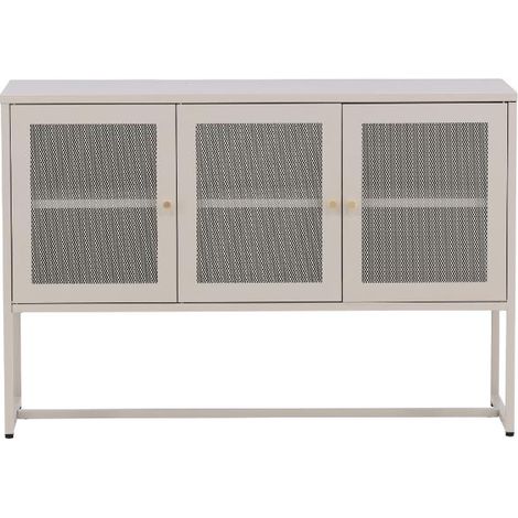 Malla Sideboard 3 Türen, 1 Regal beige.