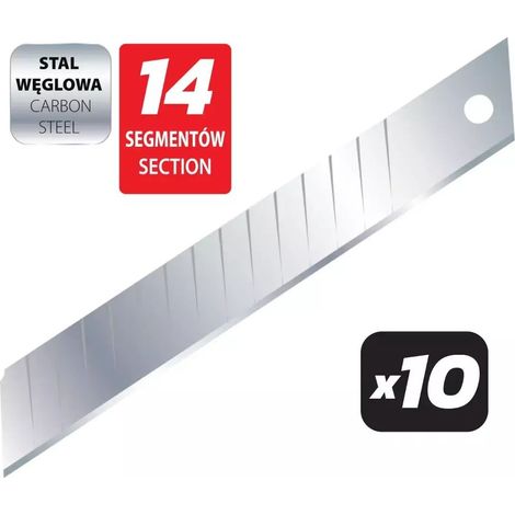 DEDRA Multitool-Klingen 18 mm – 14 Segmente, 10 Stück
