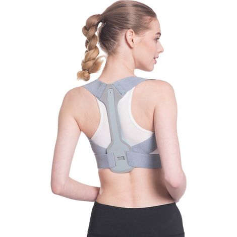 Correcteur de posture du dos réglable Idéal pour soulager les douleurs du dos, de la poitrine, du cou et des épaules Lavable et réglable (1/5)
