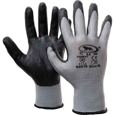 'GUANTI NITRILE / NYLON ''GS510'' Tg. 10 (XL) Q.TA 12' Tg. 10 (XL)