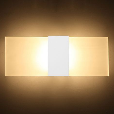 Acryl-LED-Wandleuchte für den Innenbereich, warmweißes Licht, Nachttischlampe (1/5)