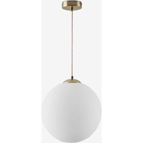 Lámpara de techo colgante en hierro con bola de cristal Uvol SKLUM         Ø30 cm (1/5)