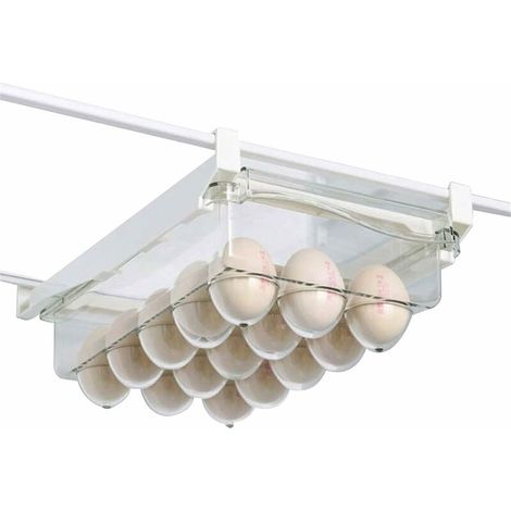 royaluxe - Organisateur De Tiroir De Réfrigérateur, Tiroir De Rangement De Réfrigérateur Extensibles, Bac De Rangement Transparente pour Frigo pour Ranger Collations, Légumes, Fruits Et oufs (B)