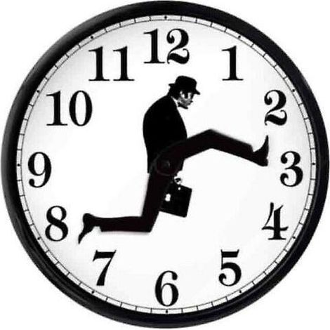 Horloge murale silencieuse créative, idéale pour la chambre, la cuisine, le salon, cadeau original pour la décoration de la maison (Noir) (1/5)