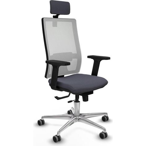 Piqueras y Crespo Horna Traslack Chaise Bureau Gris Foncé