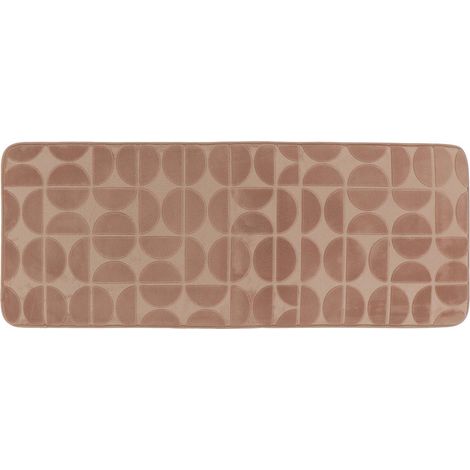 Formgedächtnismatte aus mikrofaser roy 45x120 cm - cappuccino - Tendance (1/2)