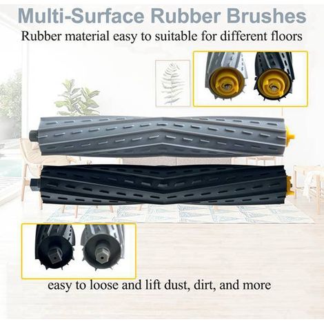 play on colors: see photo. Materials: plastic and rubber. Compatible with iRobot Roomba 800 and 900.