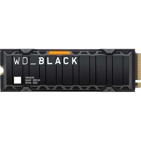 WESTERN DIGITAL Disque dur SN850X - NVME SSD - 1TB interne - Format M2 avec radiateur - Noir