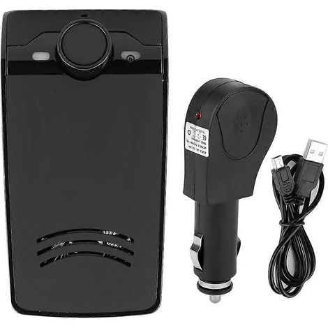 Kit mains libres Bluetooth pour voiture avec haut-parleur intégré et fixation pour pare-soleil (1/4)