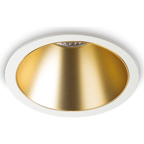 Ideal Lux GAME Spot LED encastrable 12 cm Blanc doré 2700 K