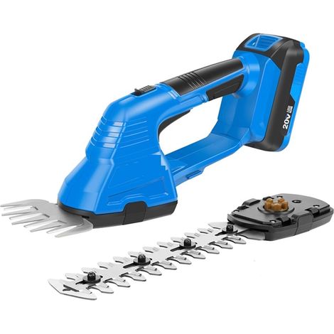 2 en 1 Taille-haie électrique 20V sans Fil Tondeuse à Gazon Batterie sécateur Outils de Jardin cisailles Coupe-arbuste for l'herbe (Color : 20V Trimmer Set2, Size : 1 UK) (1/5)