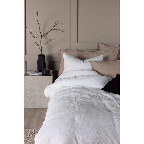 Mila parure de lit blanc.