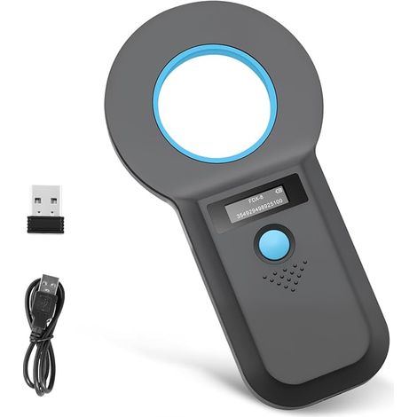 Pet Microchip Scanner, Pet ID Reader, RFID Microchip Reader, Label Information Memory (1/5)