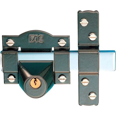 Chiavistello di sicurezza Fac 03014030 Grigio scuro Acciaio 38 mm (1/2)
