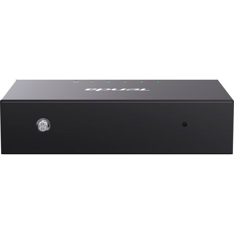 Commutateur réseau Tenda TEG1005M Gigabit Ethernet L2 non géré (10/100/1000) Noir (1/5)