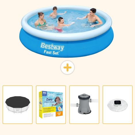 Bestway Bestway Fast Set Ronde - 366x76 cm - 5-pièces S4 (1/5)