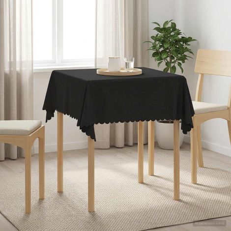 vidaXL Table Cloth 5 pcs Rectangular Dark Grey 140 x 140 cm (1/5)