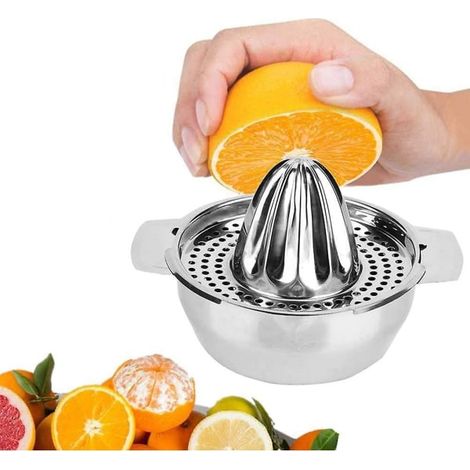 Rostfritt Stål Manuell Saftpress, Citronpress, Citruspress Hushållspress Apelsinpress Fruktpress Citronpress Frukt Citron Limet Apelsin
