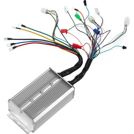 Régulateur sans balais 48V 60V 1500W 18 tubes alliage aluminium double mode pour vélo électrique (1/5)