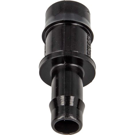 tecuro Schlauchverbinder Ø 14 mm x 21 mm gerade - für Garten- Wasserschläuche, 10 bar, KS-schwarz
