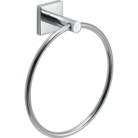 Portasalviette ad anello da muro in acciaio inox AISI 304 e Cromall FJ70 Gedy serie FUJI Cromato (1/3)