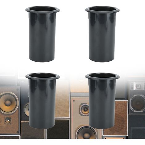 Kit d'Évents pour Subwoofer 5 à 8 Pouces, Tubes de Bass-reflex avec Perçage 64mm et Connecteurs (1/5)