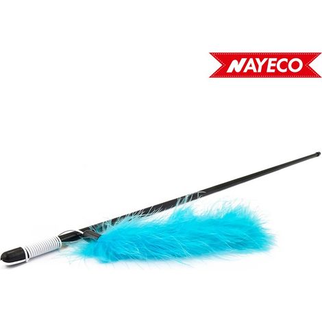 Juguete para Gatos Vara con Pluma de Colores 48cm Nayeco Colores/Modelos Surtidos (1/2)