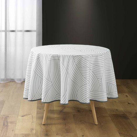Nappe ronde en polyester LINEA, imprimée, Ø 180 cm (1/4)