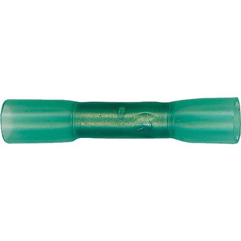 Aboutage avec isolation de gaine thermoretractable, 1,25 - 2,5mm² couleur bleu, emballage : 20 pcs