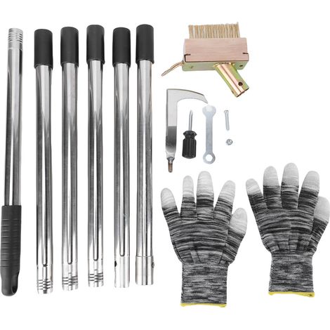 Ensemble d'outils de désherbage de fissures, extracteur manuel, désherbage manuel des fentes en acier inoxydable avec poignée réglable (1/5)