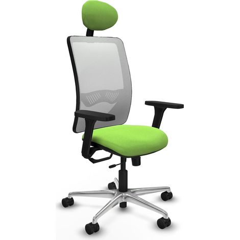 Chaise de bureau piqueras y crespo Zulema blanc mousse découpée (1/2)