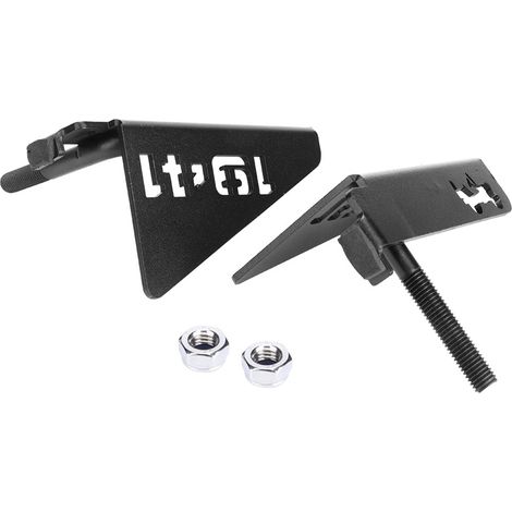 Repose-pieds pour Jeep Wrangler JL 2018+, charnière de porte extérieure, repose-pied de rechange, kit de 4 pièces en métal noir (1/5)