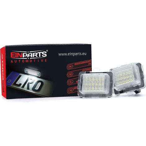 Luci targa a LED 6000K Bianco freddo 12V CANBUS per Mercedes W204 FL, CL C2016, C218, W212, C207 FL, W221 FL, R231 2D (1/4)