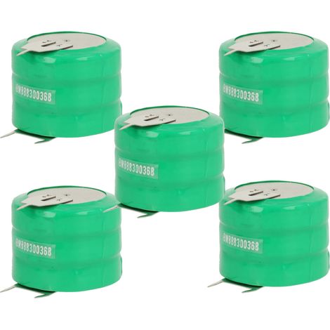 vhbw 5x Akku Ersatz für V250H für Modellbau (250mAh, 3,6V, NiMH), mit 3 Pin Stecklötfahne