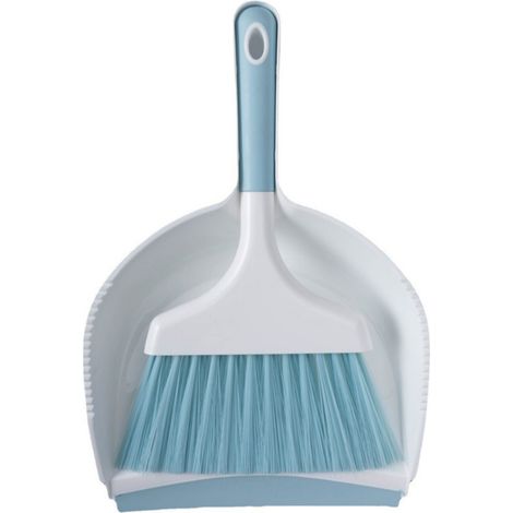 Ensemble pelle et balayette de table, coloris bleu azur, format 21 × 35 cm, nettoyage quotidien (1/5)