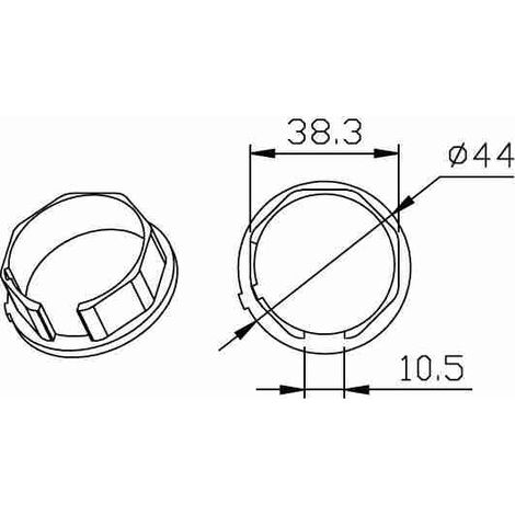 Octogonal 40X0.6Mm Excéntrico 0.9Mm CAME 001YK4101