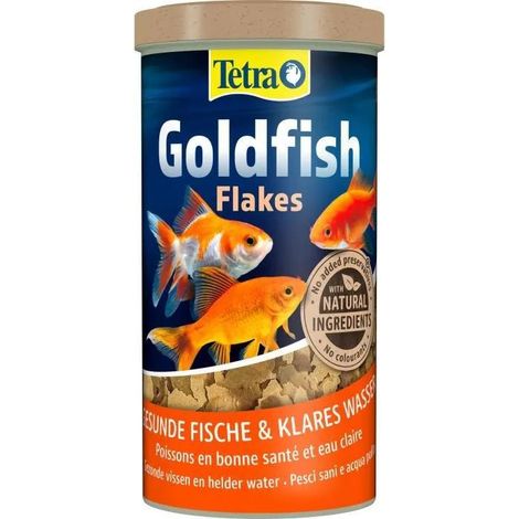 Tetra Goldfisch Flocken - TETRA - Vollwertnahrung in Flockenform für Goldfische - 1 L