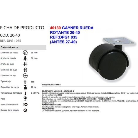 CERCHIO GAYNER 20-40 RIF: DPG1 035 PRIMA 27-40