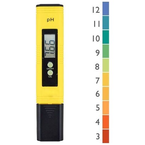Testeur de Ph Professionnel, 0,00-14,00 Gamme de Mesure pour l’Eau Portable Aquarium Hydroponie Piscine (1/4)