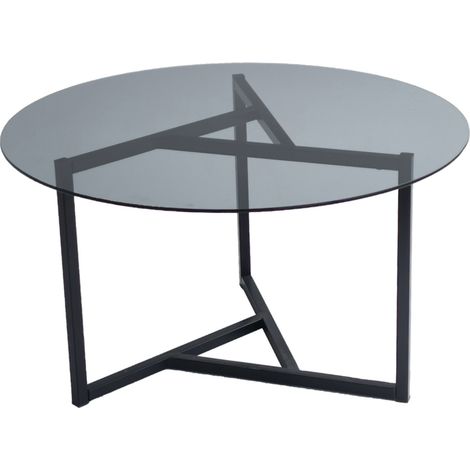 Couchtisch mit gehärteter Glasplatte MIA