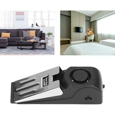 Alarma de apertura de puerta – Detector inalámbrico con placa de acero inoxidable – Alarma de 120 dB y 3 niveles de sensibilidad – Serie WSS (1/5)