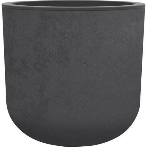 Eda Basalt Up Pflanzentopf Anthrazit 67 Liter
