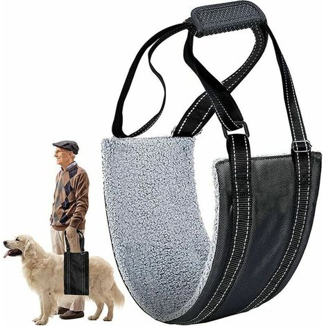 Harnais de Levage pour Chien,Harnais pour Chien Handicapé,avec Poignée Harnais pour Chien,Harnais de Soutien pour Chien Réglable pour Les Jambes du Dos, Les Hanches et Les Jambes (M) (1/5)