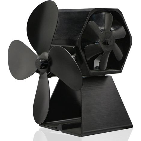 Ofenventilator Holzofenventilator Kaminventilator Thermodynamischer Doppelkopfventilator (1/5)