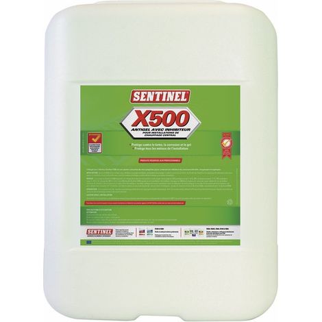 Antigel avec inhibiteur X500 20l - SENTINEL : X500L-20L-FR