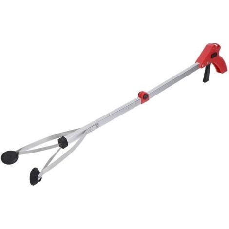 Ramasse-déchets multifonctionnel, 80 cm, en alliage d'aluminium, léger, extensible, pour ramasser les feuilles tombées ou les ordures, pour nettoyer les routes du jardin (1/5)