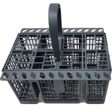 Panier À Couverts Lave-vaisselle - 1 Pièce - Plastique - Poignée Détachable - Pour Hotpoint Ariston - 21x16x22,5cm (1/5)