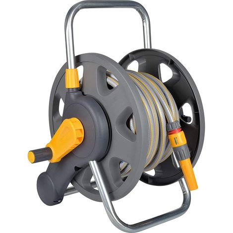 Hozelock 2431R0000 2431 Assembled Hose Reel & 25m of 12.5mm Hose HOZ2431 (1/4)