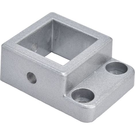 Connecteur pour profilés en aluminium, bloc de connexion à base fixe, accessoire d'angle carré unidirectionnel