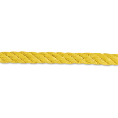Bobine de Corde en Polypropylène Torsadée 1 T Ø 8 mm x 160 m Jaune